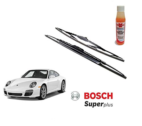 XtremeAuto 582S Bosch Car Window Windscreen Wiper Blades & Screen Wash 911 & 911 TARGA 1997 1998 1999 2000 2001 2002 2003 2004 2005 2006 2007 2008 2009 2010 2012