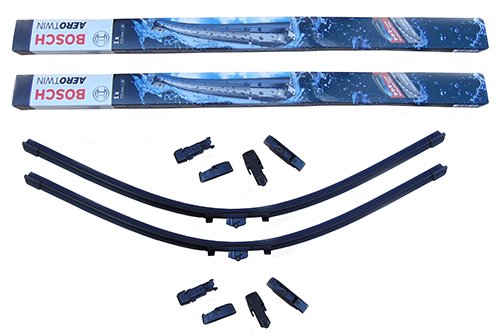 BOSCH AEROTWIN PLUS WIPER BLADE C-CLASS W204 + WURTH SCREEN WASH
