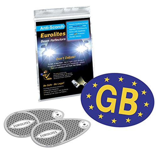 Gb euro sticker + Headlamp beam deflectors converters..