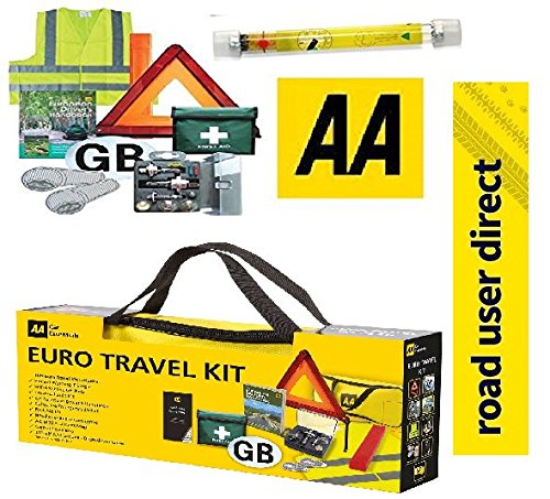 Genuine AA Euro / European Travel Kit Complete With Breathalyser