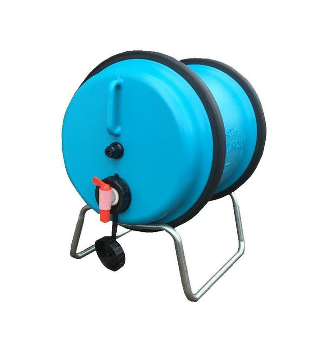 GENUINE 40L ECONOMY AQUAROLL FRESH WATER ROLLER + TAP + STAND CARAVAN MOTORHOME - Xtremeautoaccessories