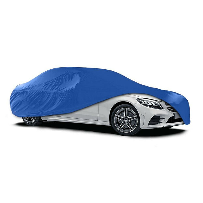Indoor Universal Large Blue Car Cover Breathable Super Soft Plush 483X165X119Cm