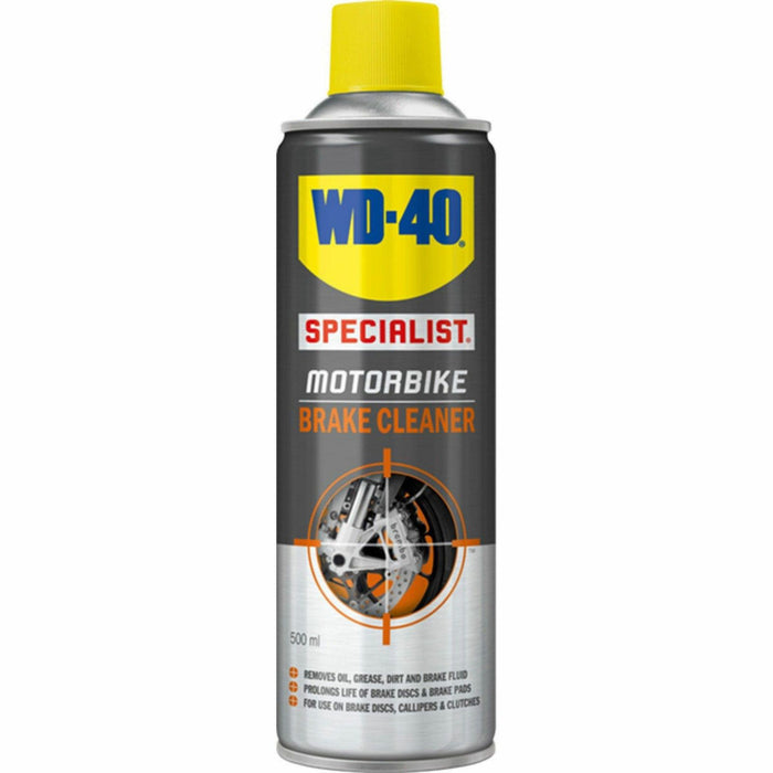 WD40 Specialist Motorbike Motorcycle Brake Cleaner 500ml WD-40 Quality - Xtremeautoaccessories