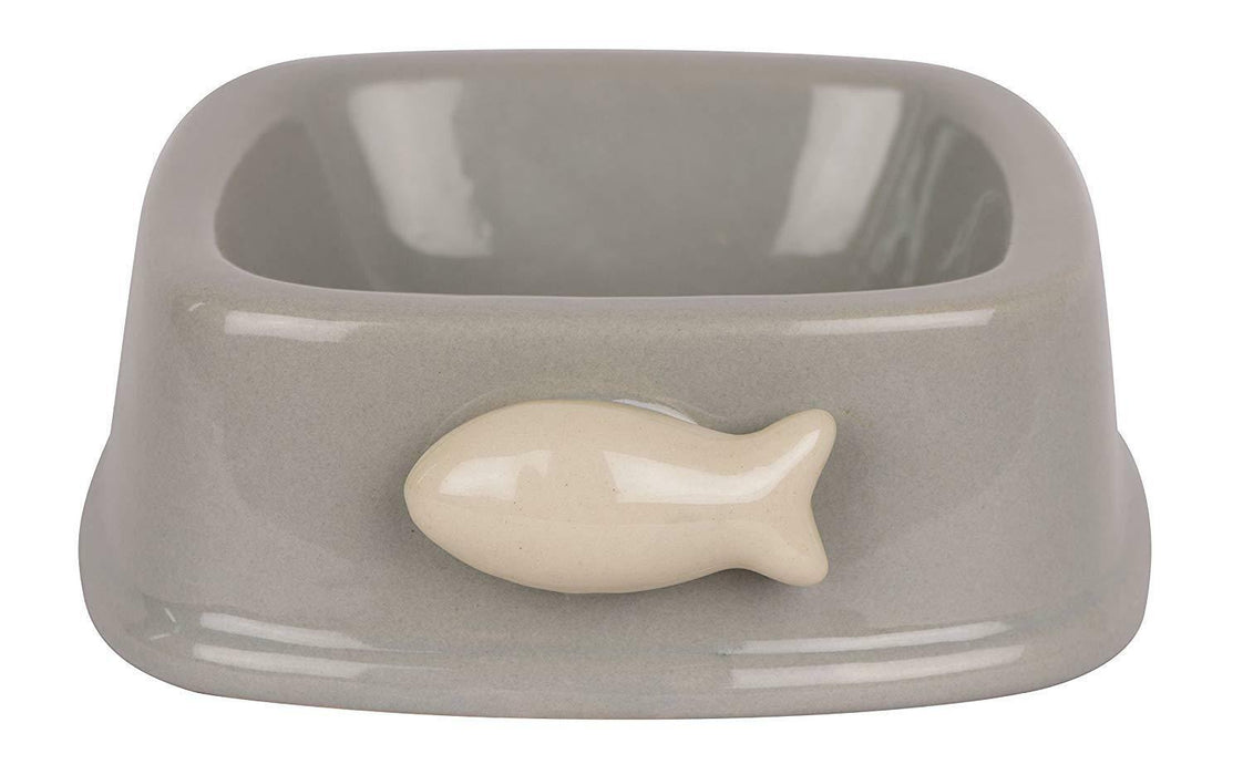Cat Kitten Kitty Ceramic Pet Feeding Watering Dish Bowl - Not Plastic Metal Tin - Xtremeautoaccessories
