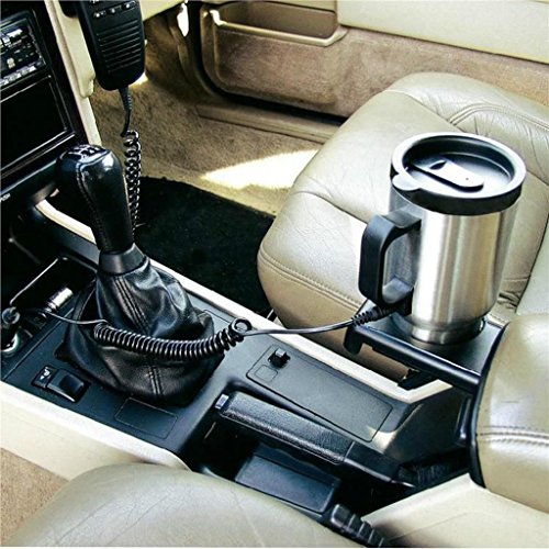 Generic UK150617-013 <1&3669*1> Jug Onss Steel Tr Steel Travel Electric 12V Auto Car Heated Mug Flask Warm Stainless Kettle Jug On 12V Auto Ca