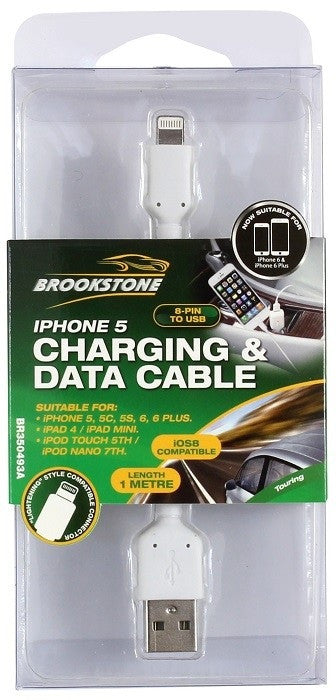 BROOKSTONE CAR BROOKSTONE IPHONE 5 USB CABLE
