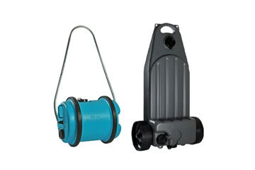 Genuine 40L Economy Aquaroll Fresh Water Carrier + Wastemaster Caravan Motorhome