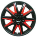 Alfa Romeo 166 Black red Wheel Trims Covers (1998-2007) - Xtremeautoaccessories