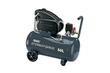 Draper 05252 50L 230V 2Hp Air Compressor Heavy Duty Portable Powerful 7.3Cfm 8 B