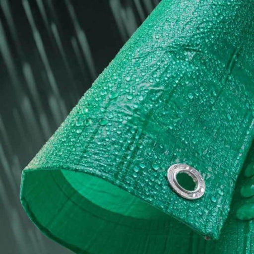Green Tarpaulin Plastic Canopy Tarp PVC Sheet Waterproof Heavy Duty Cover 8ft x 6ft - GDS082 - Xtremeautoaccessories