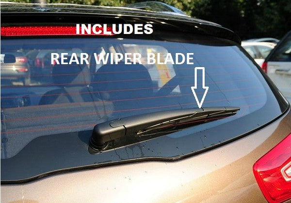 Kia Soul Mk1 2009-2014 Xtremeauto® Front/Rear Window Windscreen Replacement Wiper Blades