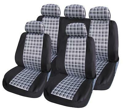 Car Seat Covers Protectors Universal washable ready Dog black white front rear - Xtremeautoaccessories
