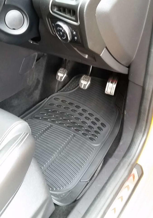 Waterproof BLACK Rubber Car Non-Slip Floor MatsFord Bronco - Xtremeautoaccessories