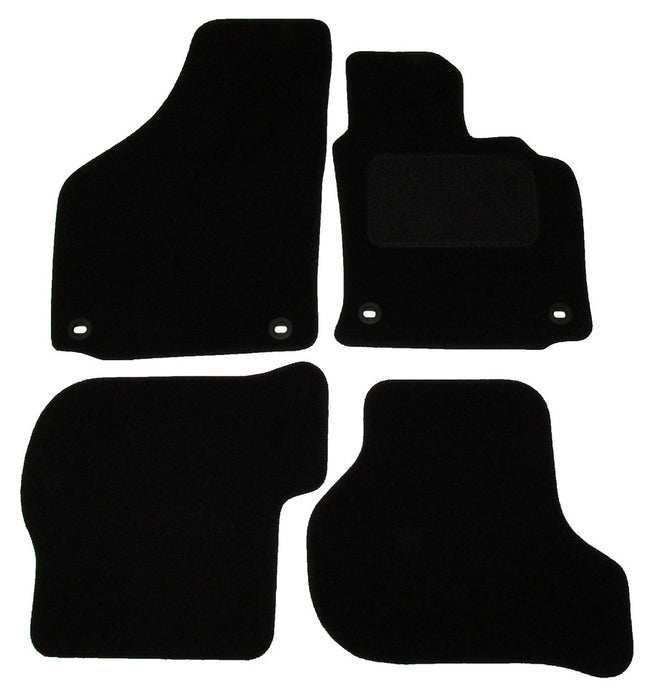 Exact Fit Tailored Car Mats VW Golf mk5 & TDi Oval [With Clips] (2004-2007)