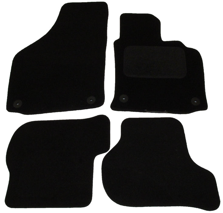 Exact Fit Tailored Car Mats VW Golf mk5 [Round Clips] (2007-2008)