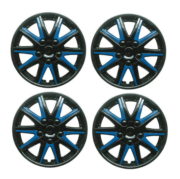 Alfa Romeo 145 Black Blue Wheel Trims Covers (1994-2001) - Xtremeautoaccessories