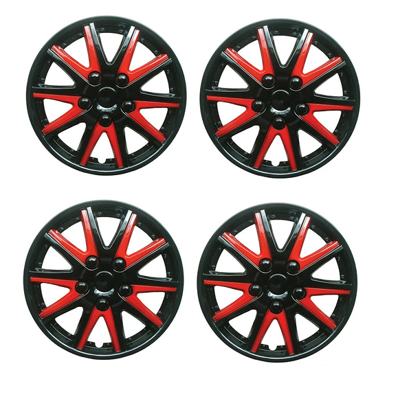 Alfa Romeo 156 Black red Wheel Trims Covers (1997-2006) - Xtremeautoaccessories