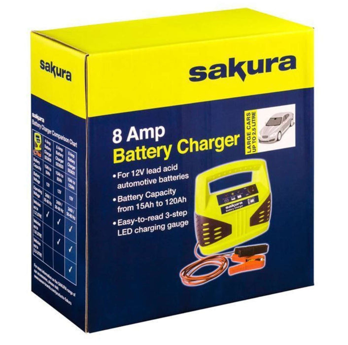 Keep Your Battery In Top Shape With This MOTOPOWER 12V 800mA Battery Charger & Maintainer – Perfect For Cars, Bikes, Boats & RVs!