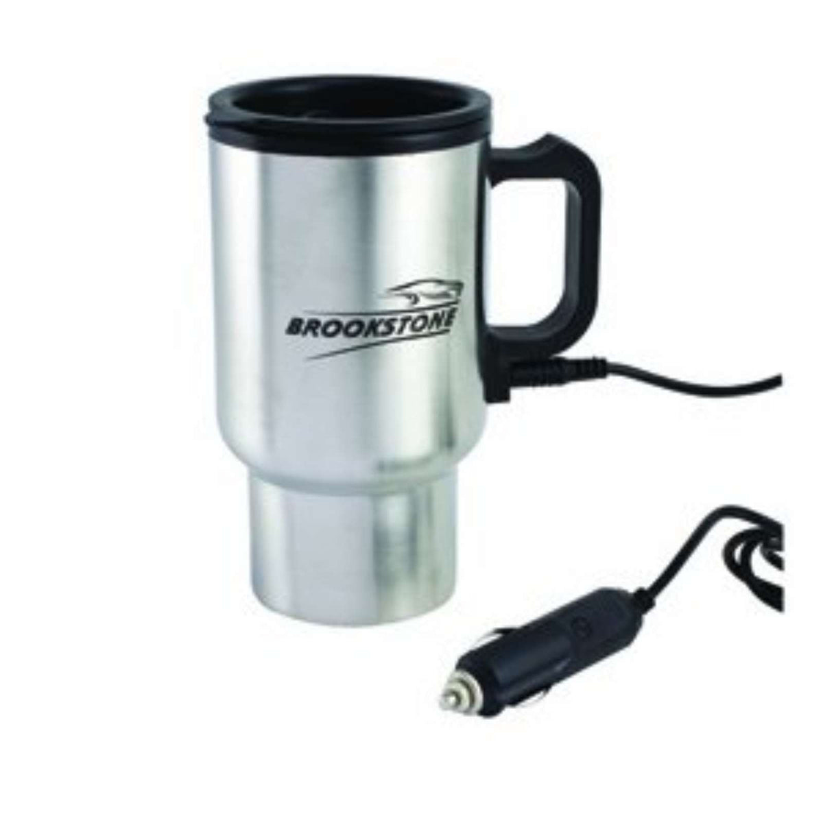 Brookstone Travel Car Heated Coffee Mug